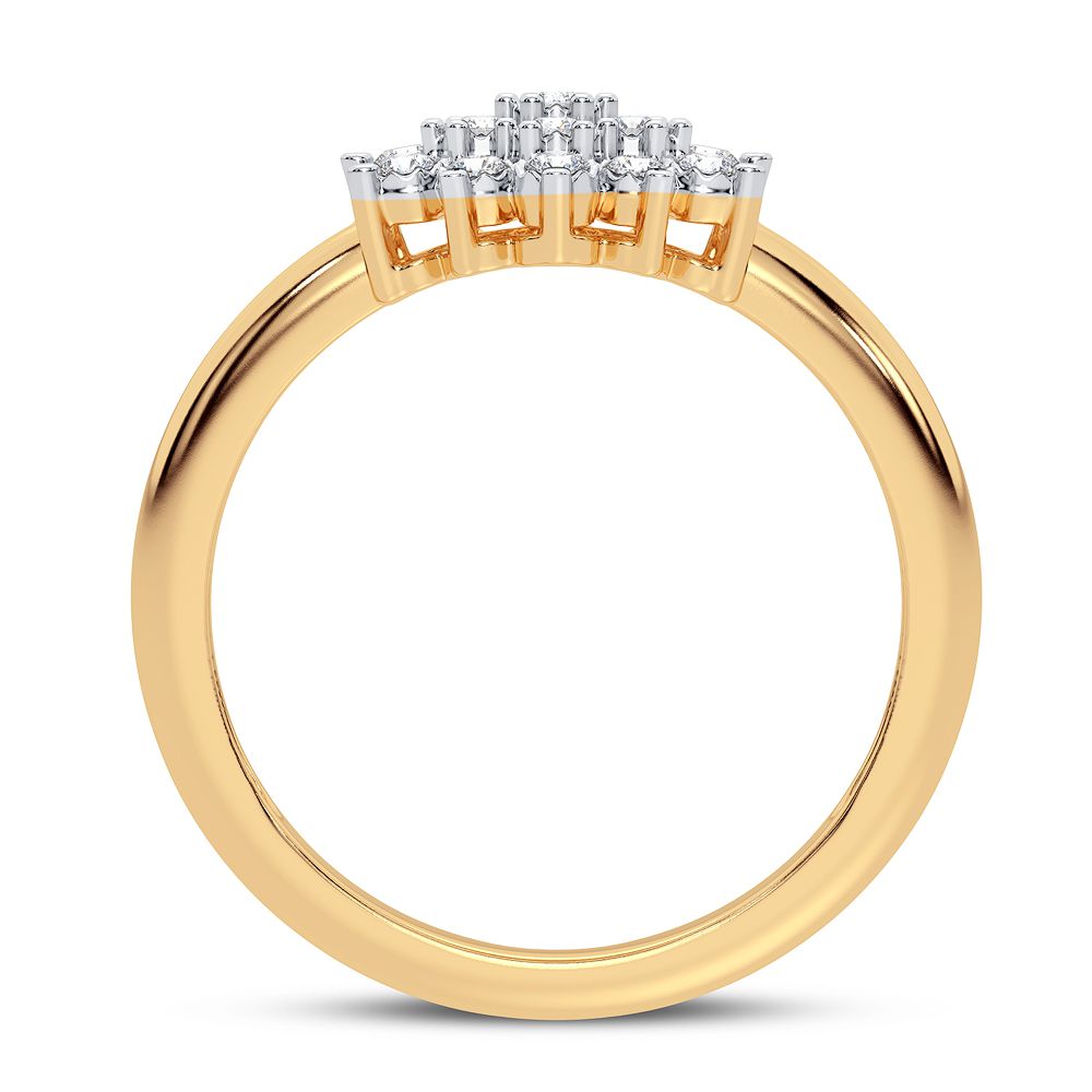 10K 0.16CT Diamond Ring