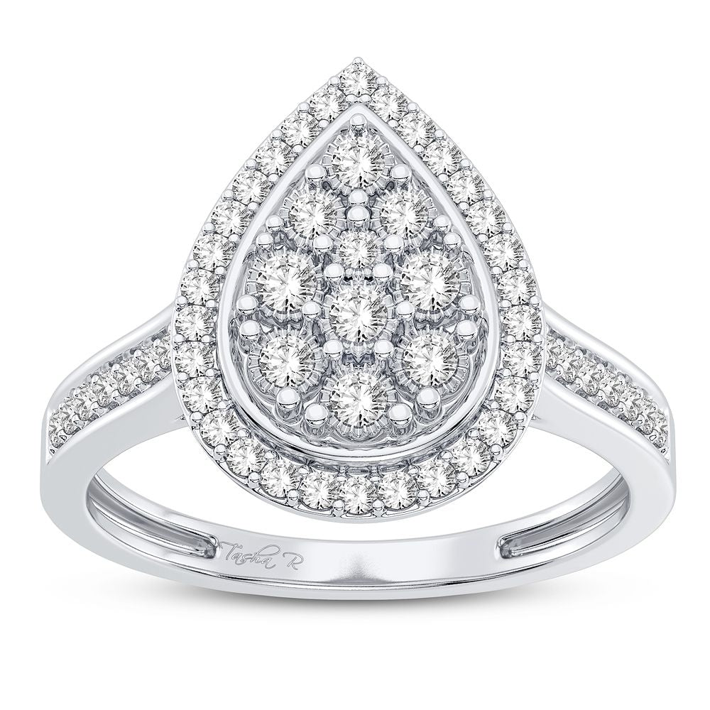 10K 0.10CT Diamond Ring