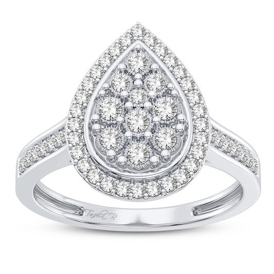 10K 0.10CT Diamond Ring