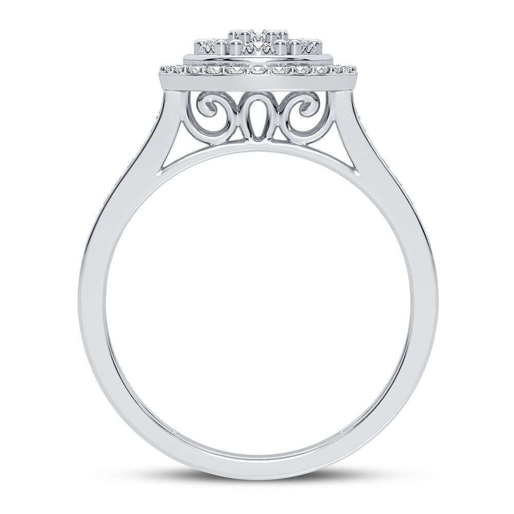 10K 0.10CT Diamond Ring