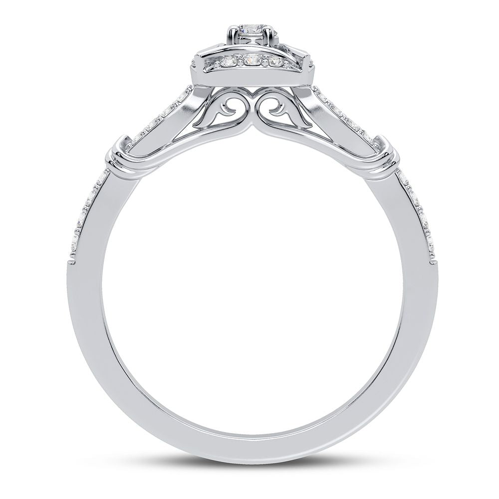 10K 0.25CT Diamond Ring