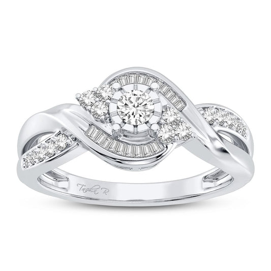 10K 0.25CT Diamond Ring