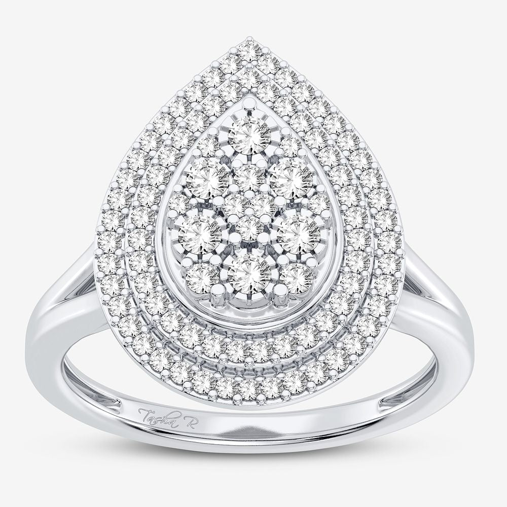 10K 0.27CT Diamond Ring