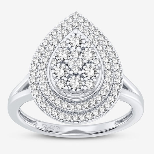10K 0.27CT Diamond Ring