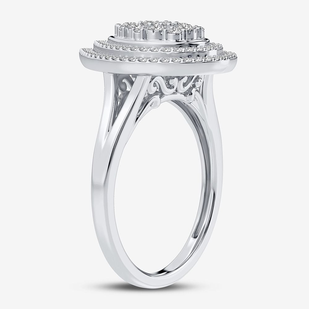 10K 0.27CT Diamond Ring
