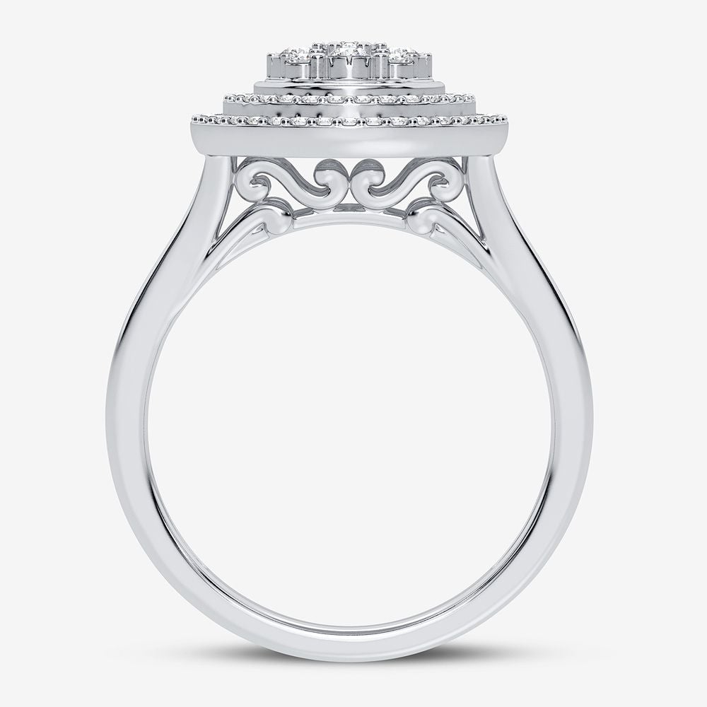 10K 0.27CT Diamond Ring