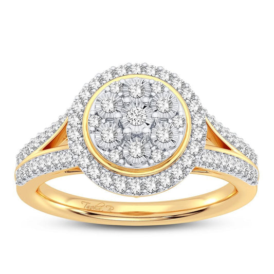 10K 0.25CT Diamond Ring