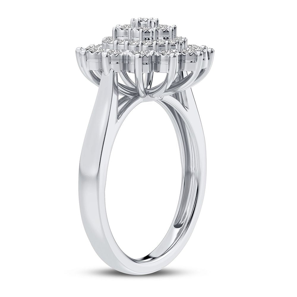 10K 0.25CT Diamond Ring