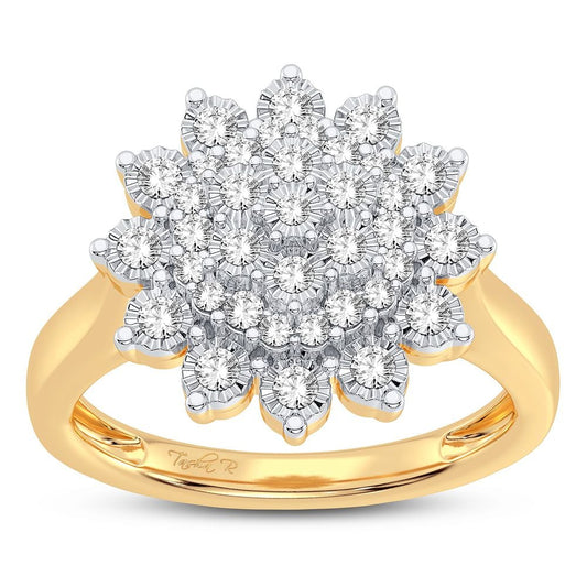 10K 0.25CT Diamond Ring