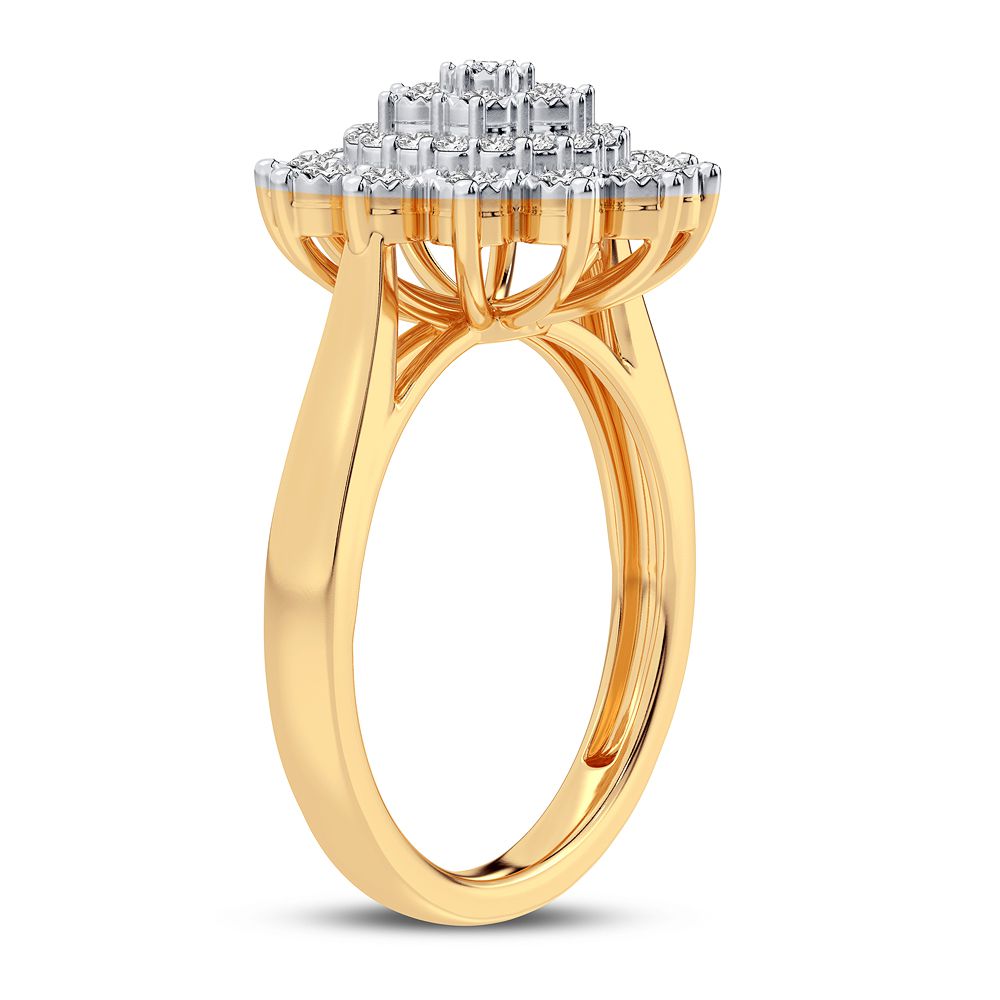 10K 0.25CT Diamond Ring