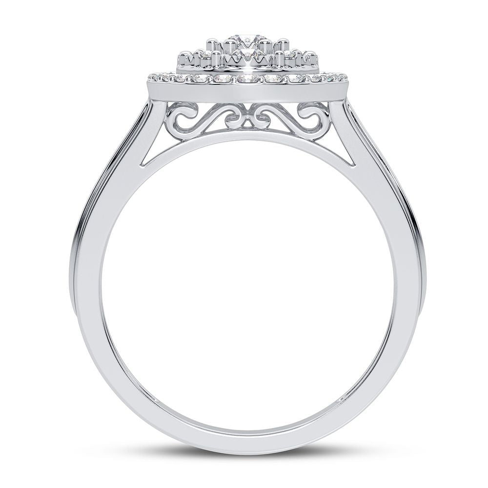 10K 0.25CT Diamond Ring