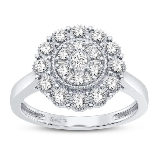 10K 0.28CT Diamond Ring