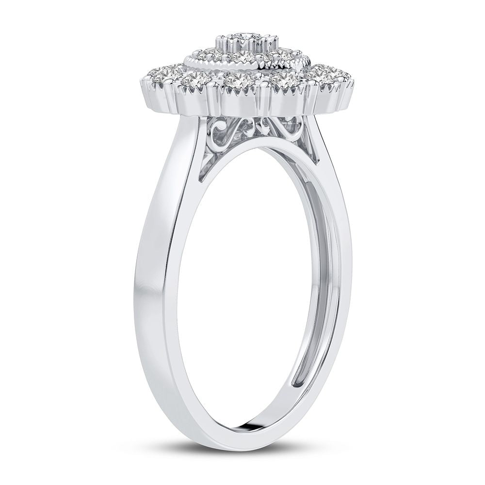 10K 0.28CT Diamond Ring