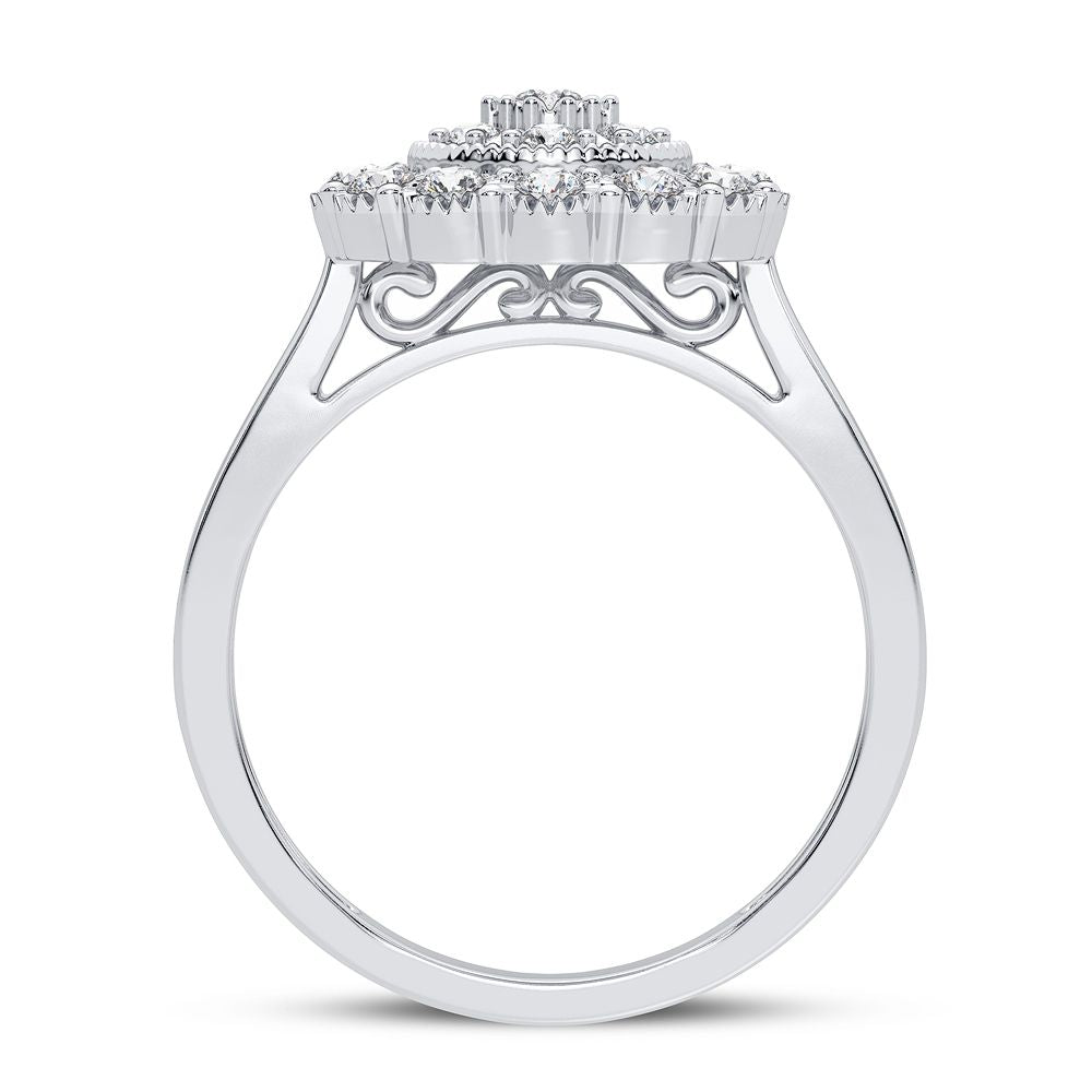 10K 0.28CT Diamond Ring