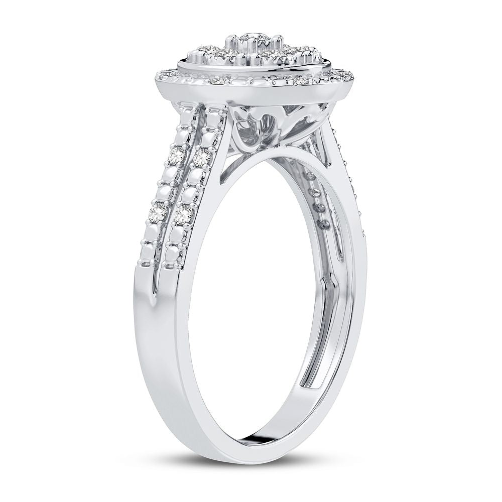 10K 0.10CT Diamond Ring