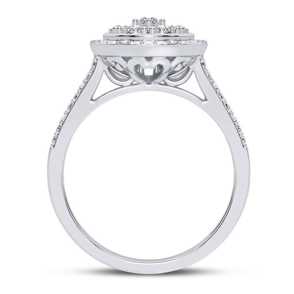 10K 0.10CT Diamond Ring