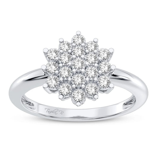 10K 0.16CT Diamond Ring