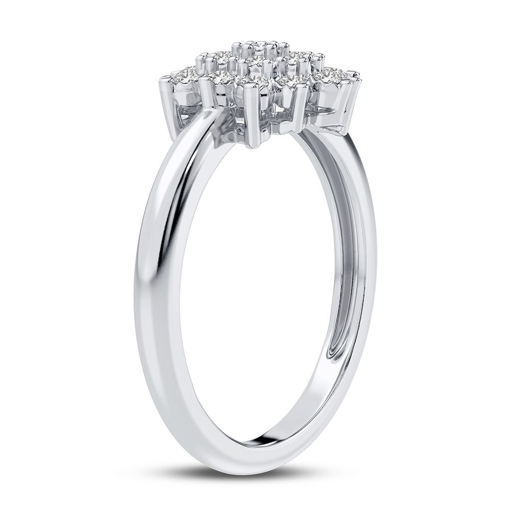 10K 0.16CT Diamond Ring