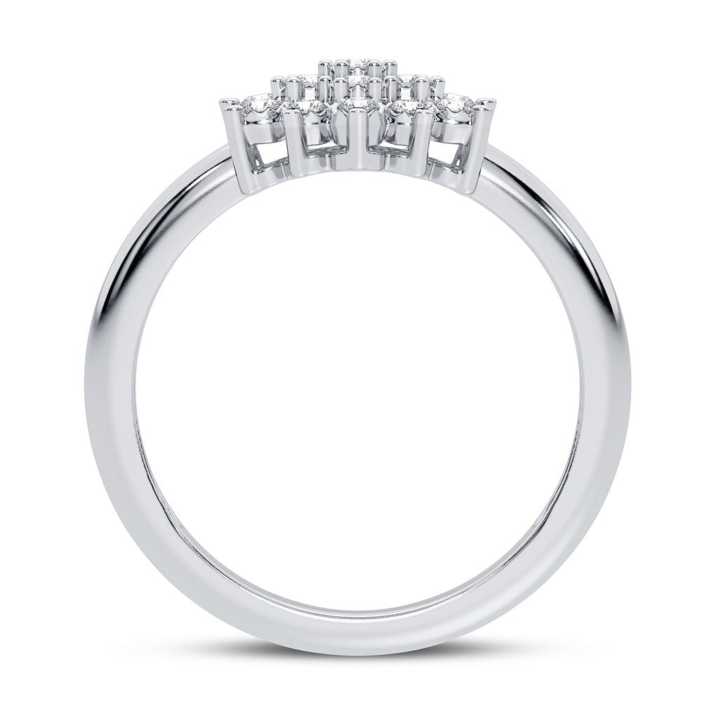 10K 0.16CT Diamond Ring