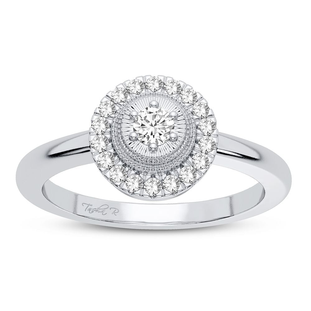 10K 0.17CT Diamond Ring