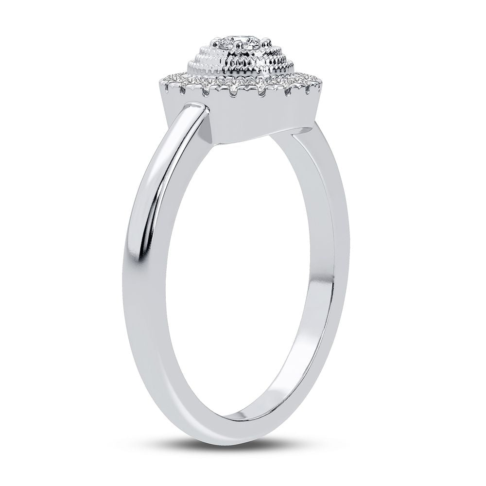 10K 0.17CT Diamond Ring