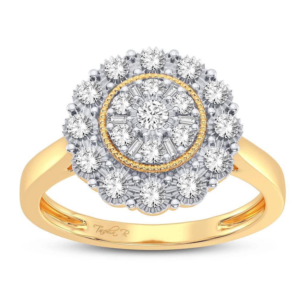 10K 0.28CT Diamond Ring