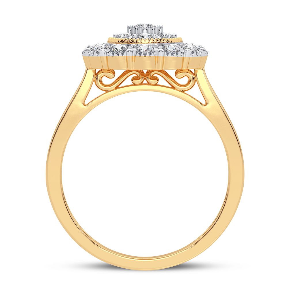 10K 0.28CT Diamond Ring