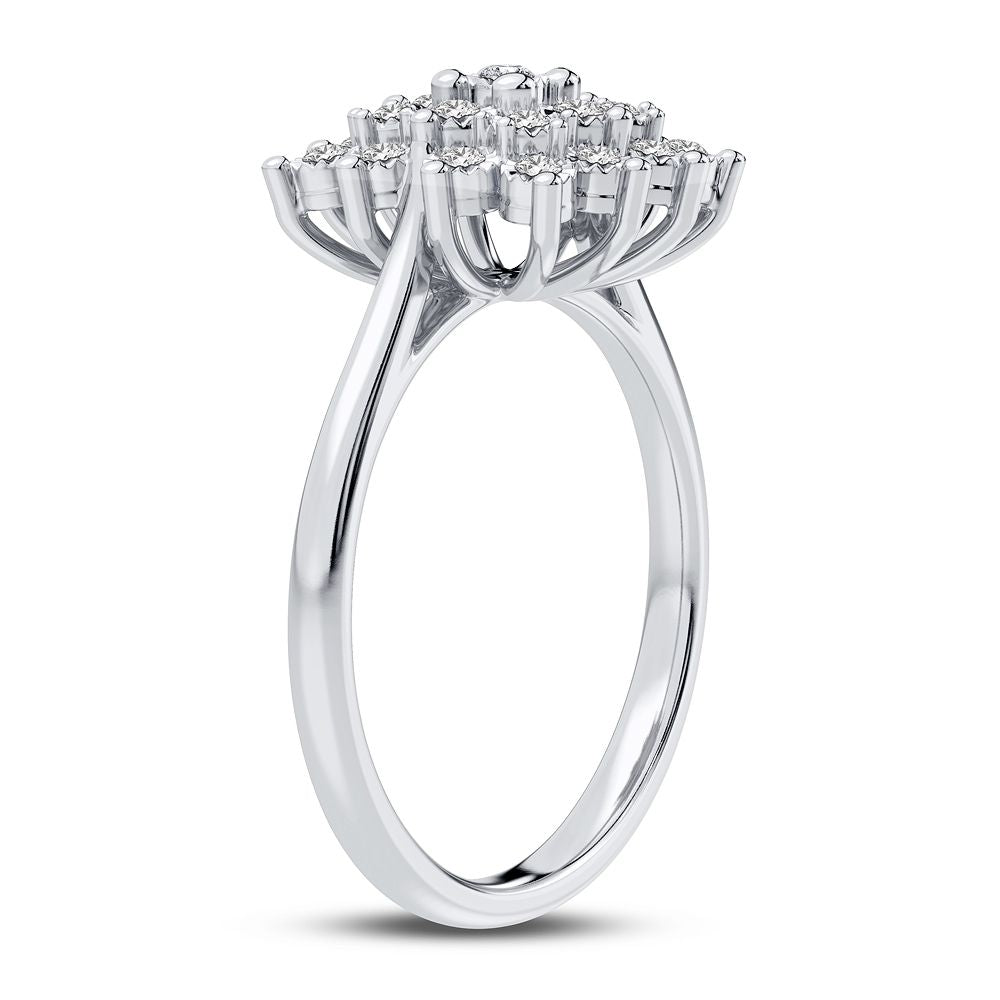 10K 0.17CT Diamond Ring