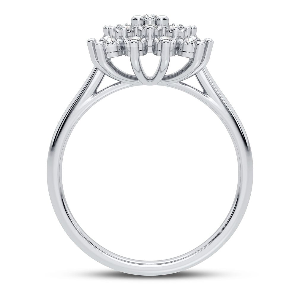 10K 0.17CT Diamond Ring