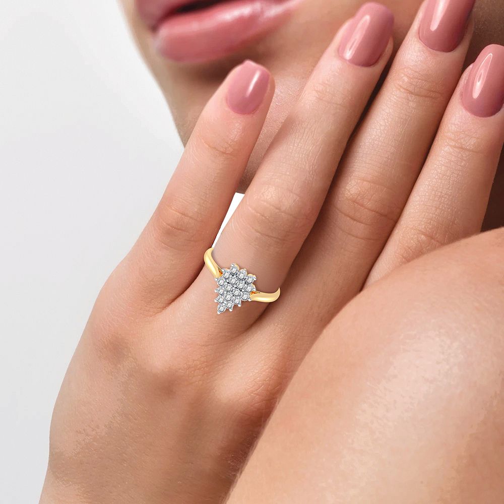 10K 0.07CT Diamond Ring