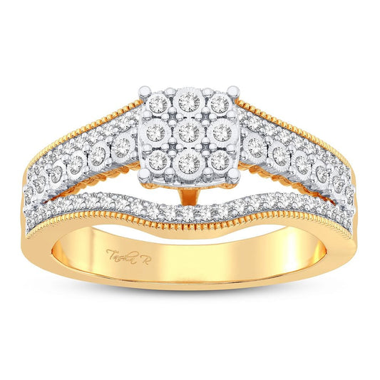 10K 0.20CT Diamond Ring
