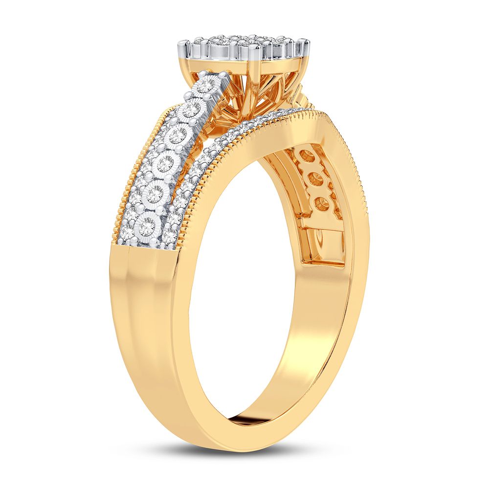 10K 0.20CT Diamond Ring
