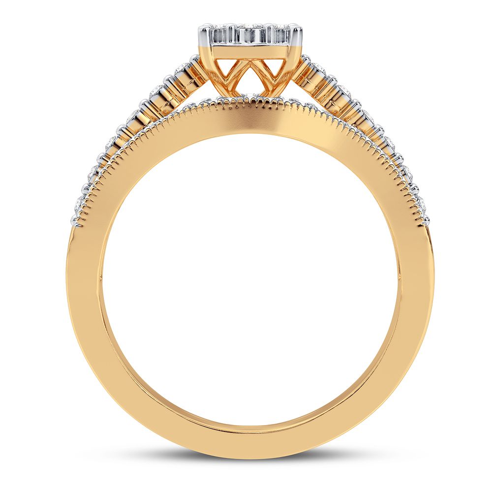 10K 0.20CT Diamond Ring