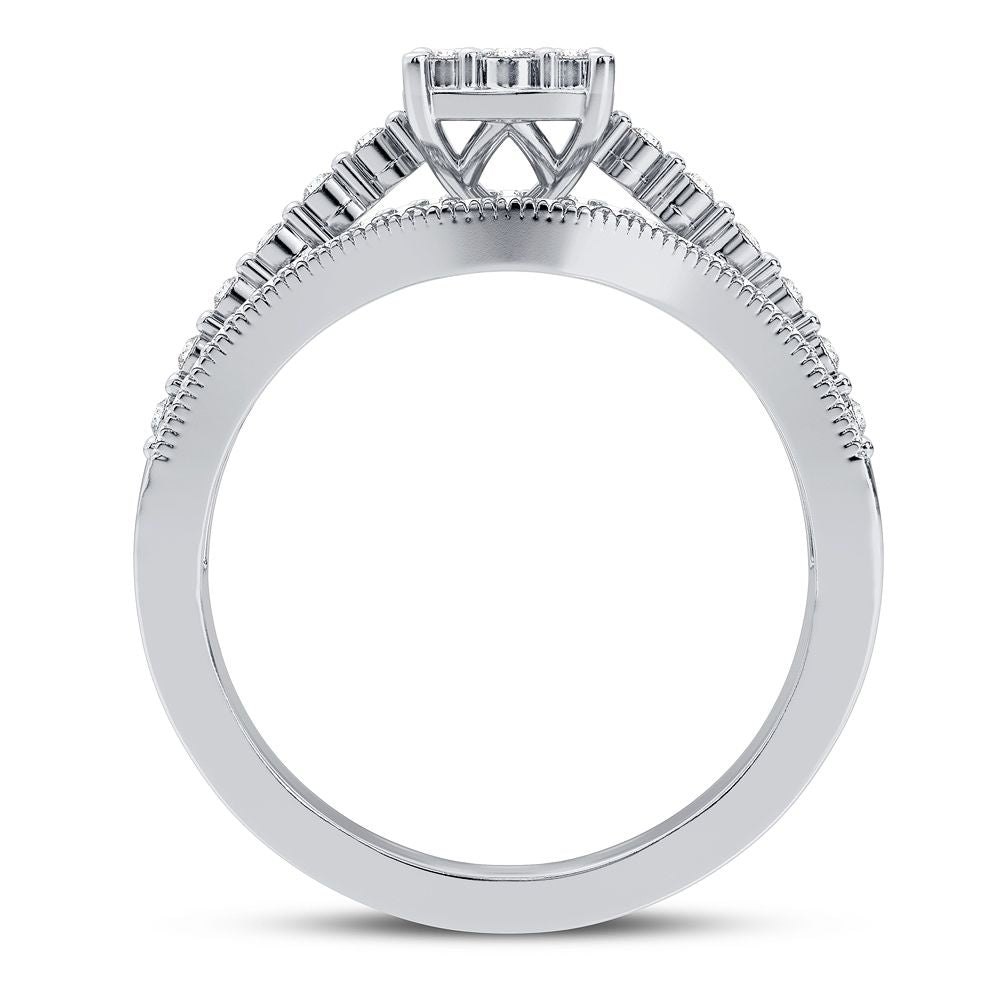 10K 0.20CT Diamond Ring