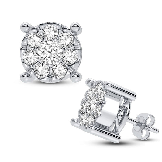 10K 0.75CT Diamond Earring