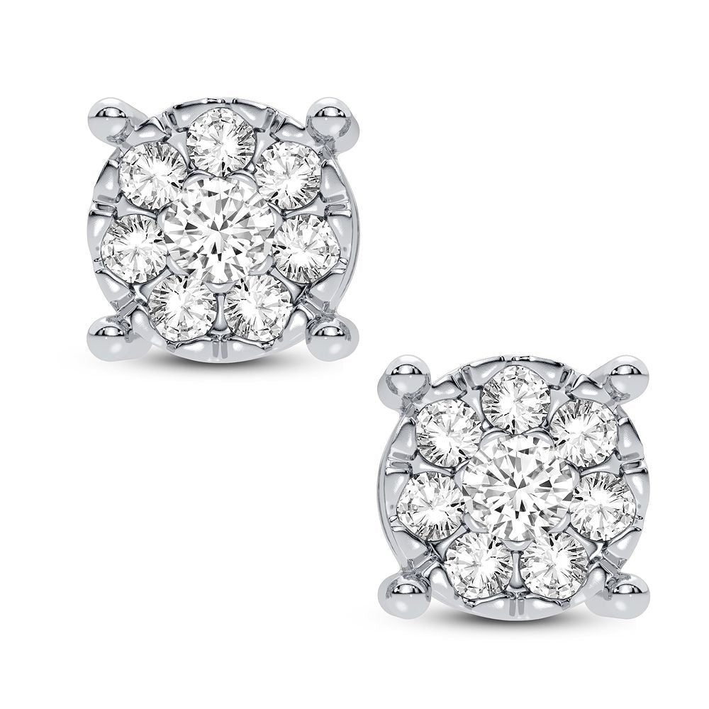 10K 0.75CT Diamond Earring