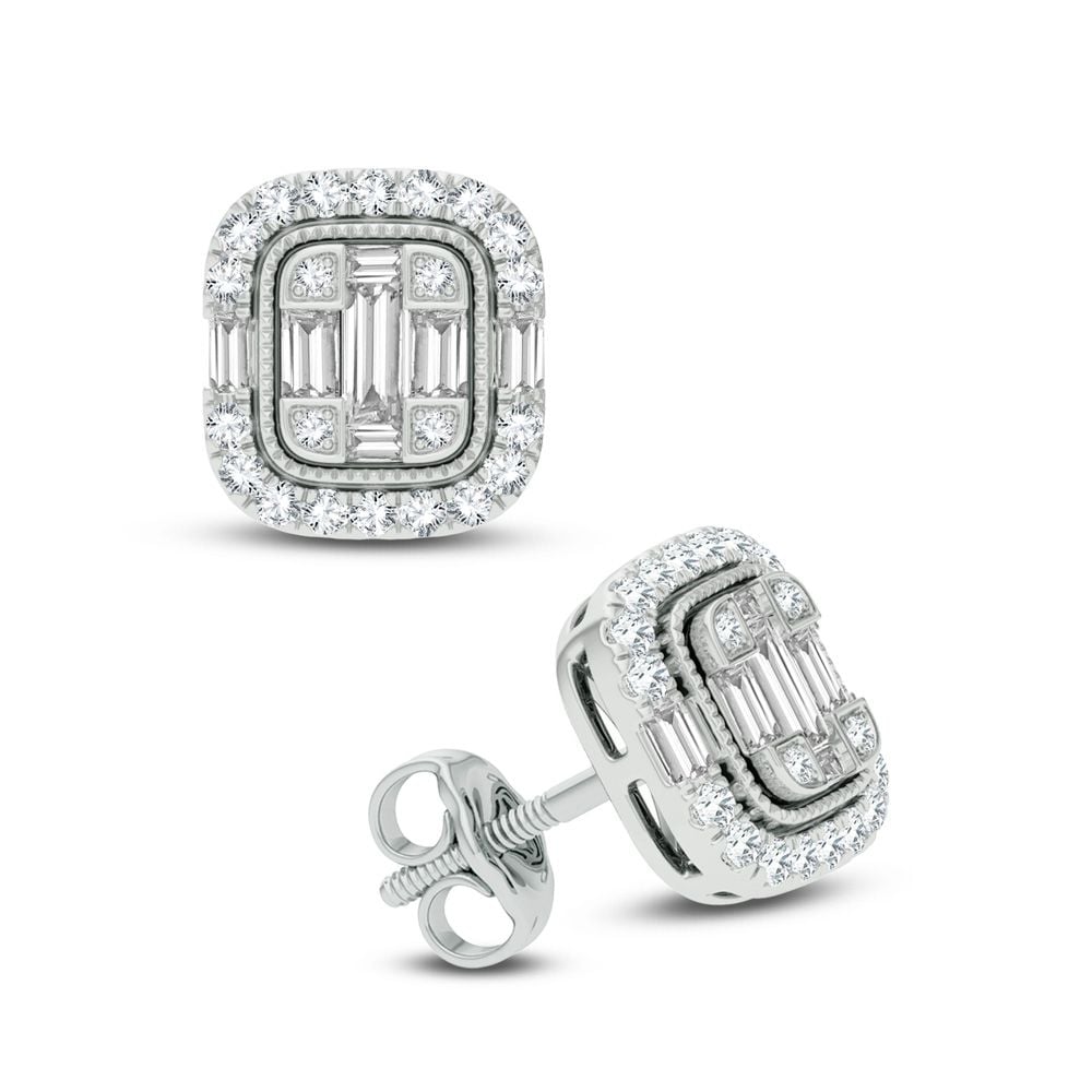 10K 0.42CT Diamond Earring