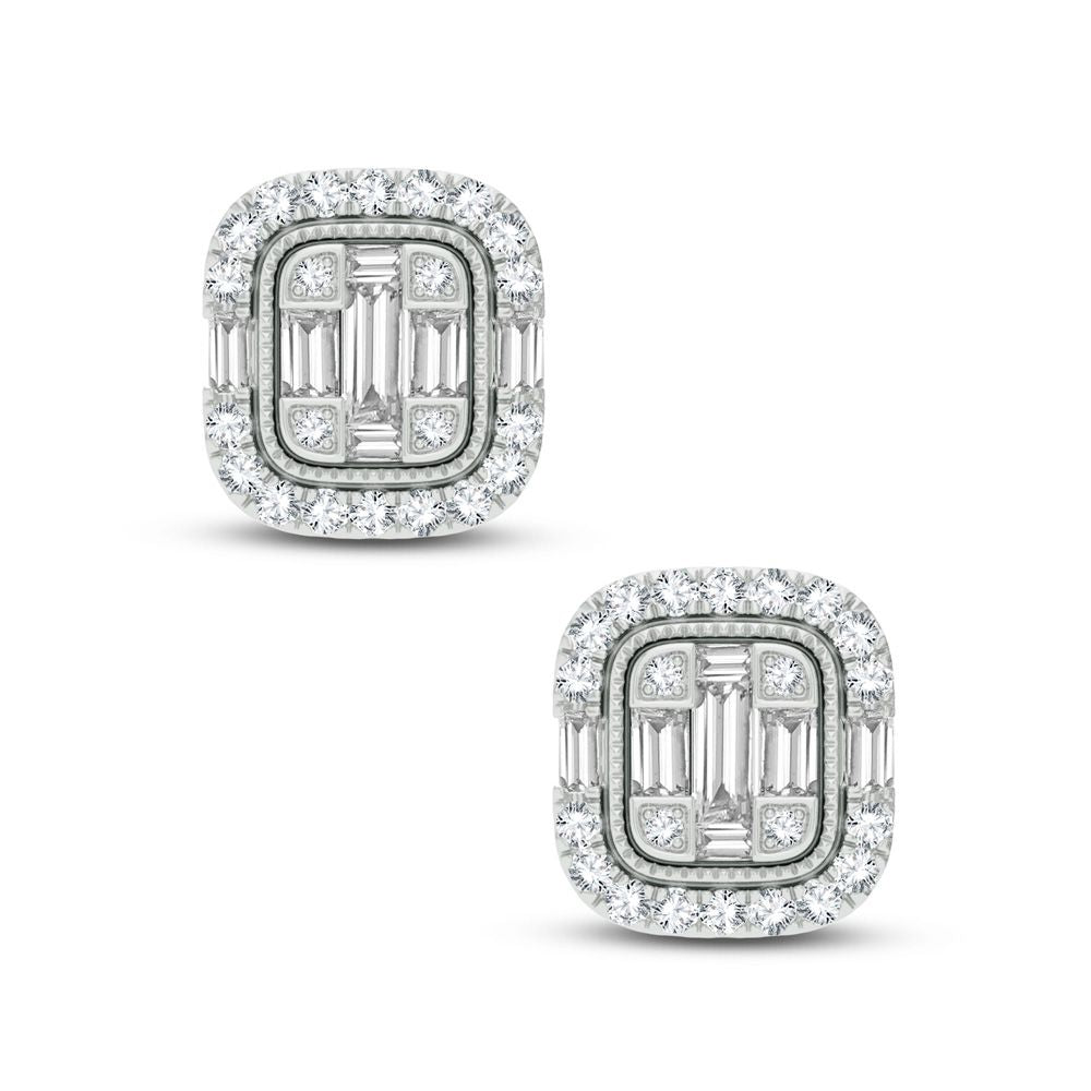 10K 0.42CT Diamond Earring