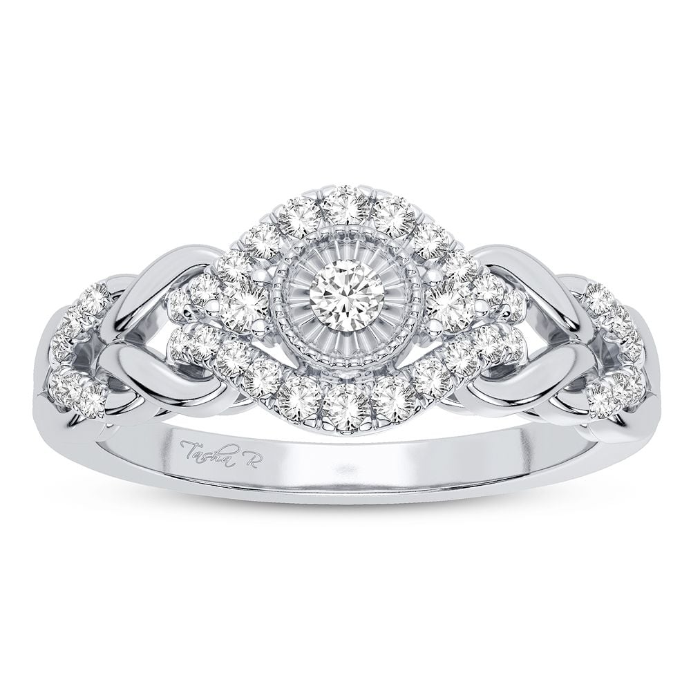 10K 0.25CT Diamond Ring