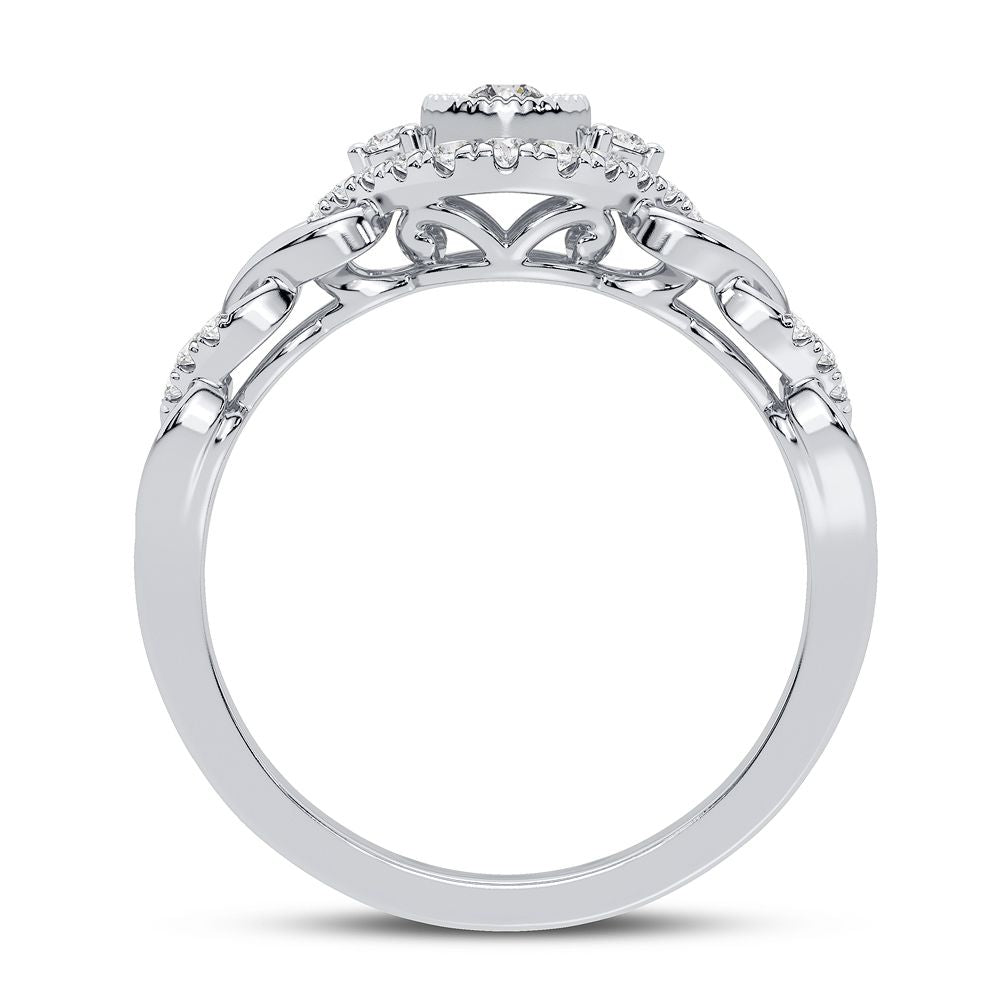 10K 0.25CT Diamond Ring
