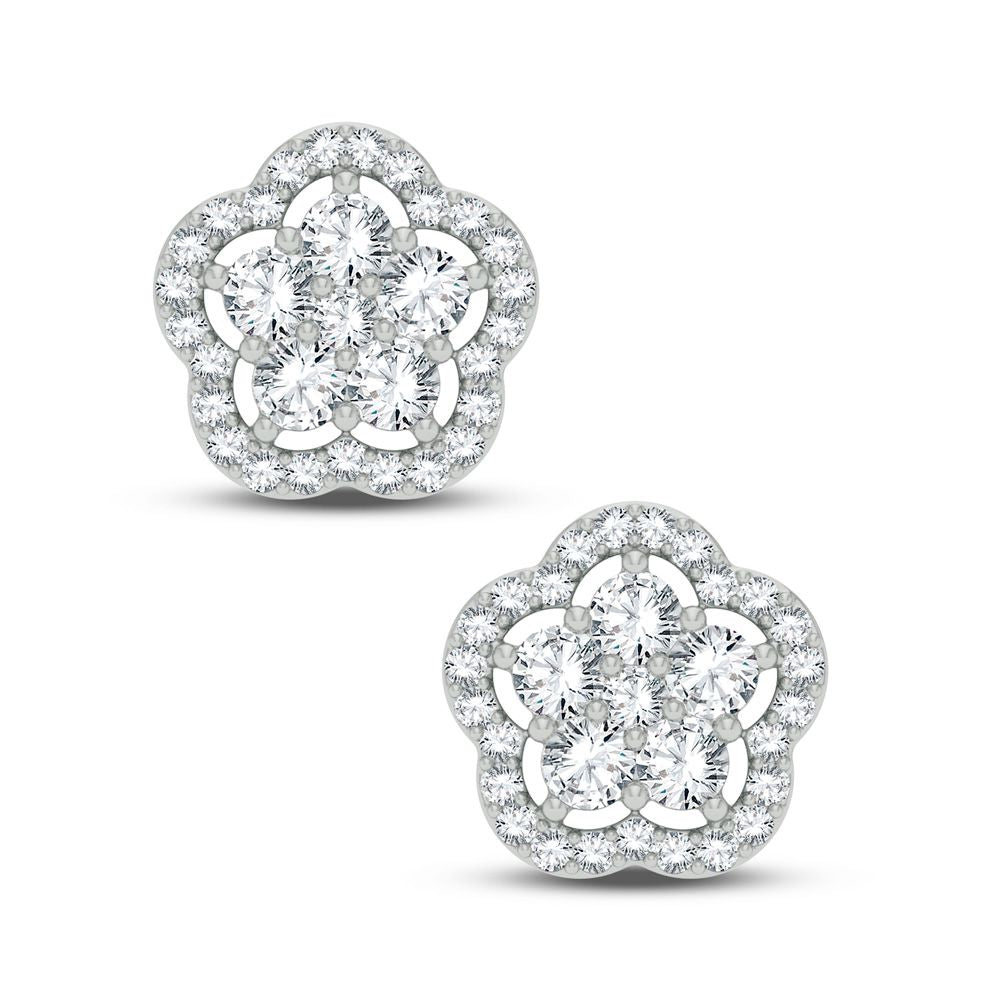 14K 2.00CT Diamond Earring