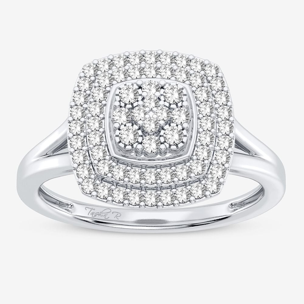 10K 0.28CT Diamond Ring