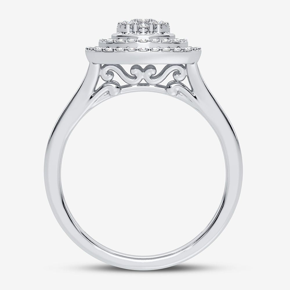 10K 0.28CT Diamond Ring