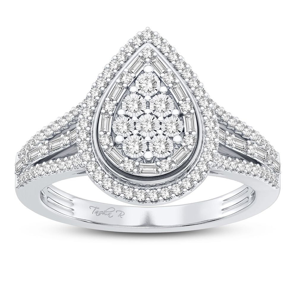 10K 0.33CT Diamond Ring