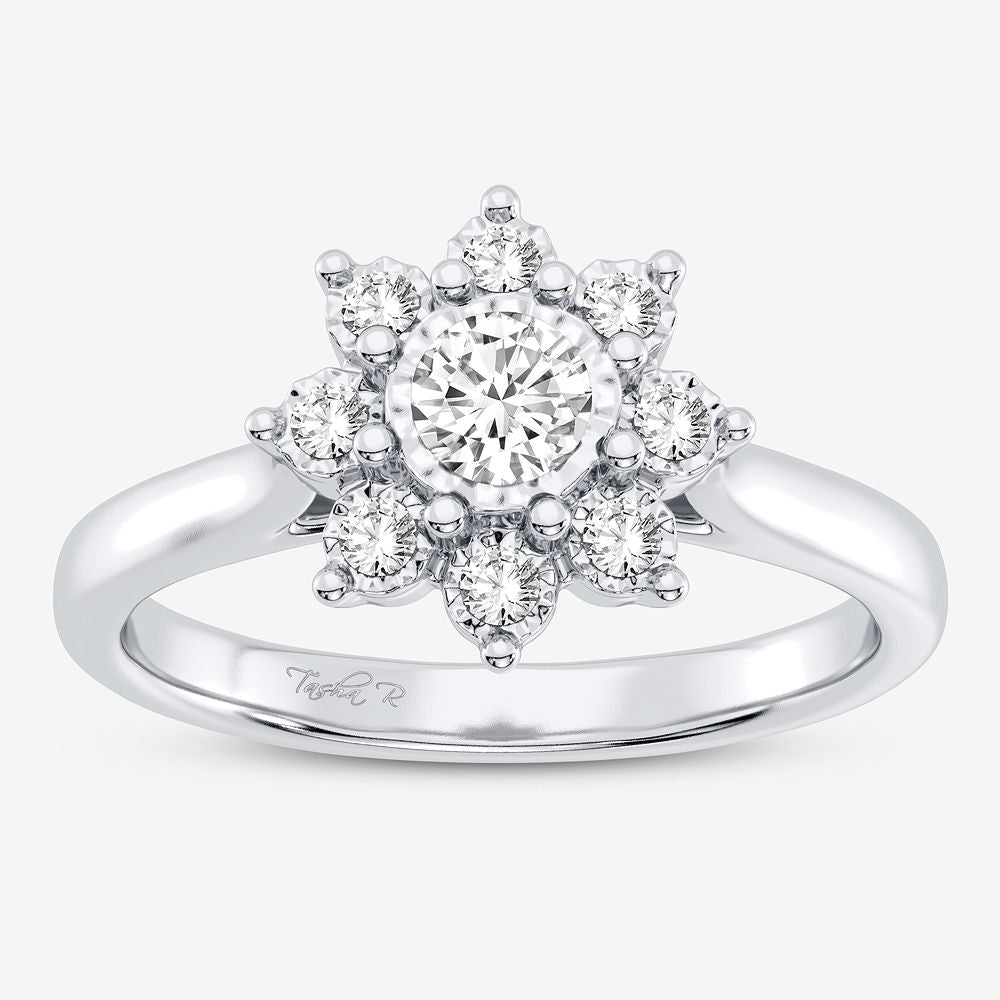 10K 0.10CT Diamond Ring