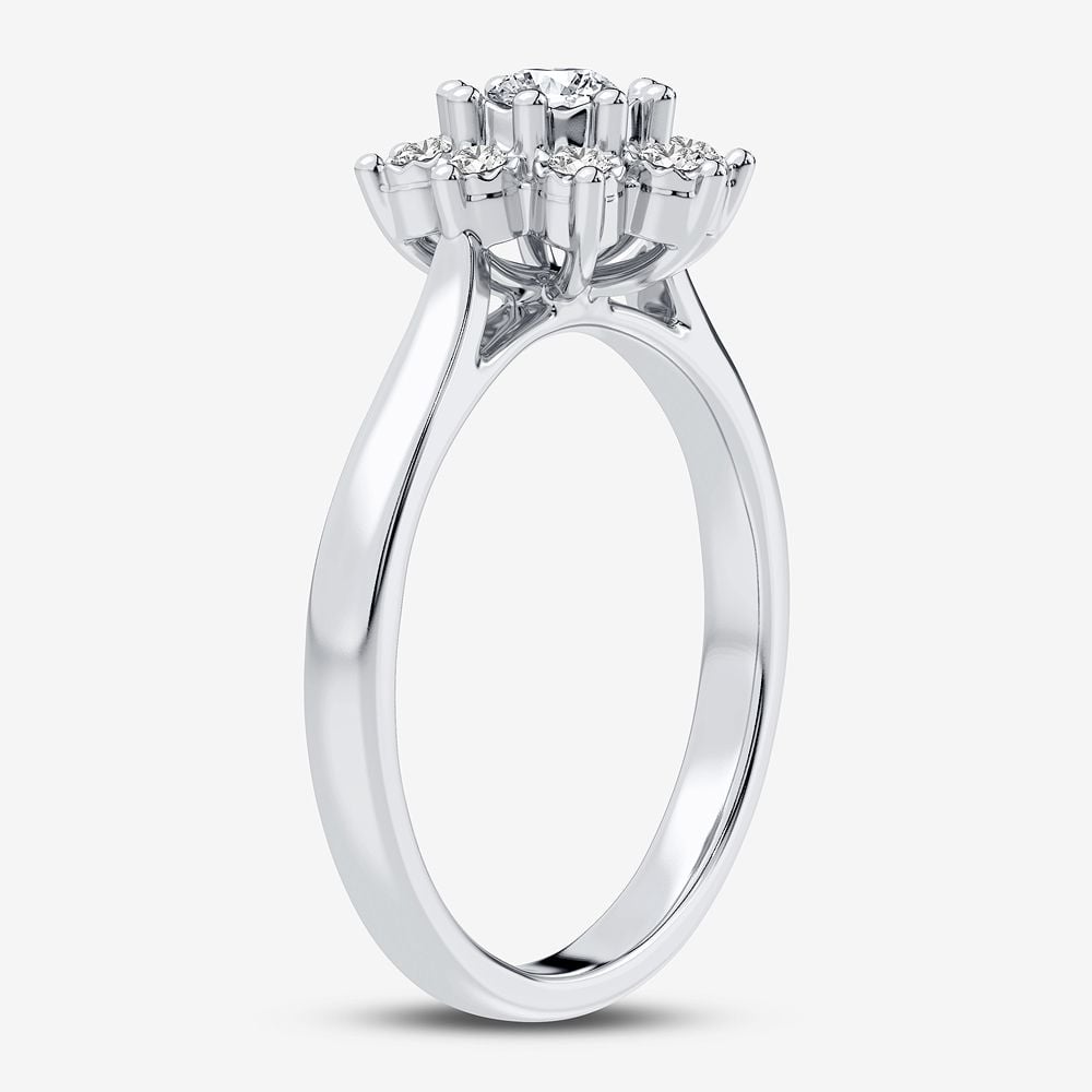 10K 0.10CT Diamond Ring