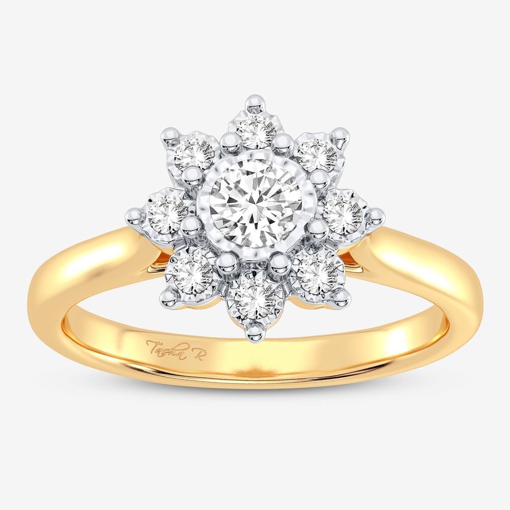 10K 0.10CT Diamond Ring