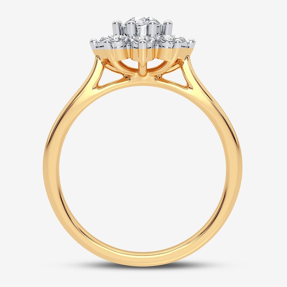 10K 0.10CT Diamond Ring