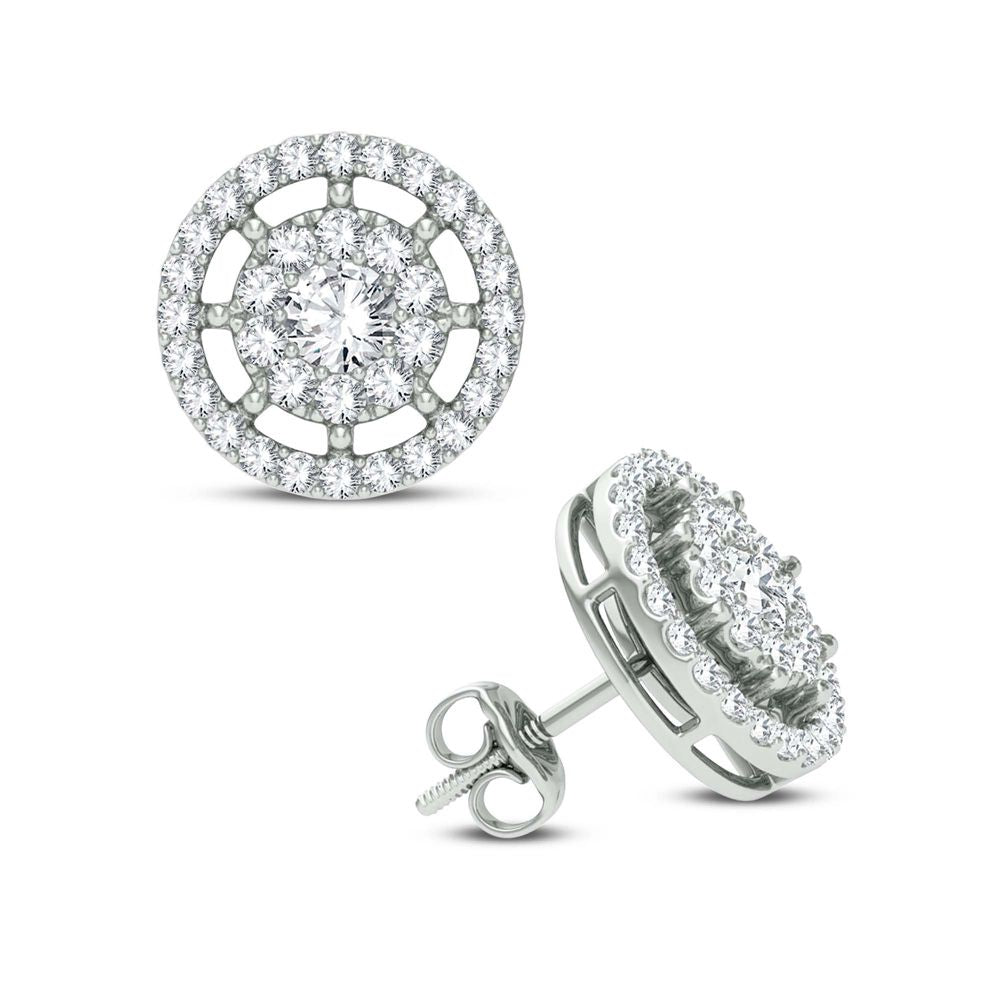14K 1.50CT Diamond Earring