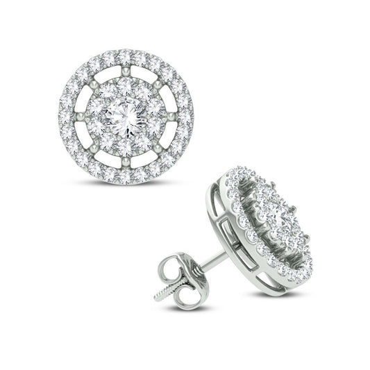 14K 1.50CT Diamond Earring